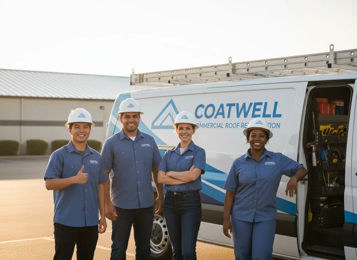Commercial roof coating company in Rosharon, TX